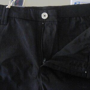 KHAKIS & Co-Black Sateen-Womens Capris-Size 14-Comfort-Wrinkle Resistant-New Tag